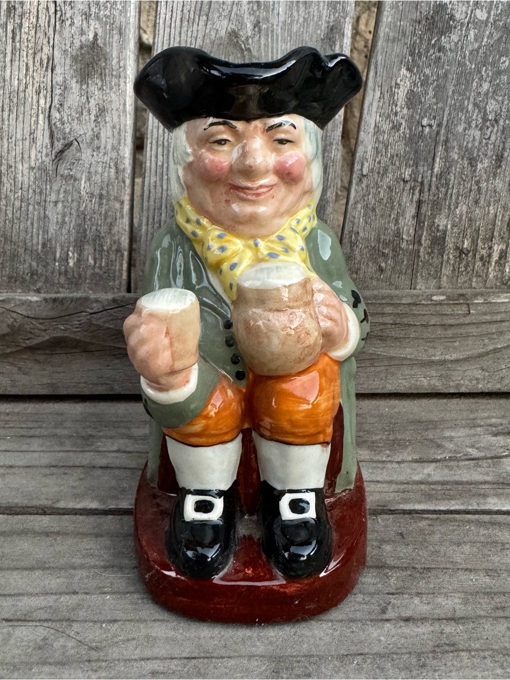 Royal Doulton Vintage "Happy John" Seated Toby Jug 5.5"
